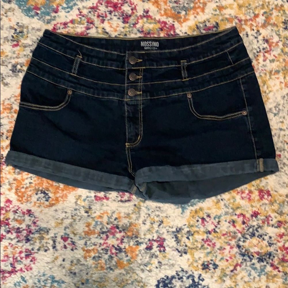 Denim shorts